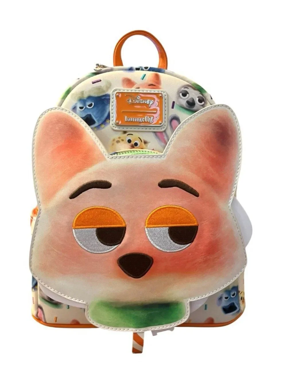 Loungefly Zootopia 2 Nick Wilde Cotton Candy Cosplay Fox Mini Backpack NWT